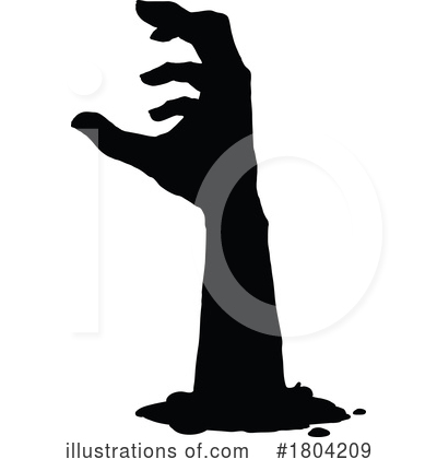 Royalty-Free (RF) Zombie Clipart Illustration by Vector Tradition SM - Stock Sample #1804209