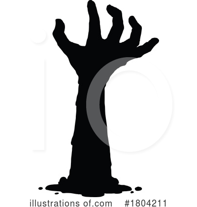 Royalty-Free (RF) Zombie Clipart Illustration by Vector Tradition SM - Stock Sample #1804211