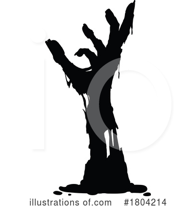 Royalty-Free (RF) Zombie Clipart Illustration by Vector Tradition SM - Stock Sample #1804214