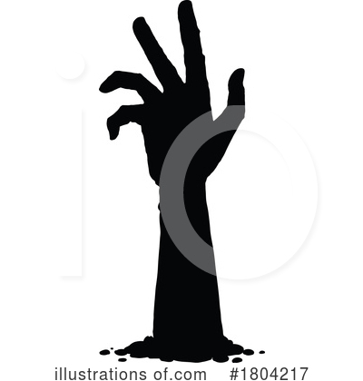 Royalty-Free (RF) Zombie Clipart Illustration by Vector Tradition SM - Stock Sample #1804217