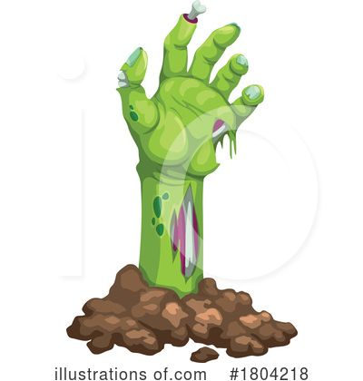 Royalty-Free (RF) Zombie Clipart Illustration by Vector Tradition SM - Stock Sample #1804218