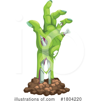 Royalty-Free (RF) Zombie Clipart Illustration by Vector Tradition SM - Stock Sample #1804220
