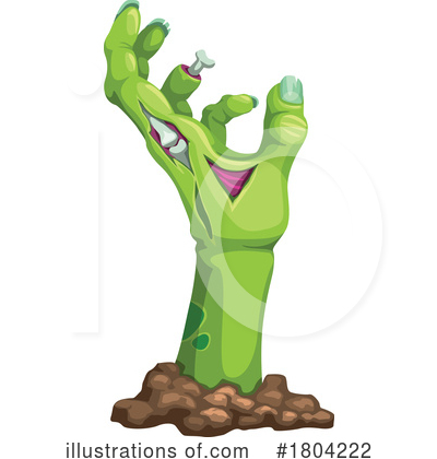 Royalty-Free (RF) Zombie Clipart Illustration by Vector Tradition SM - Stock Sample #1804222
