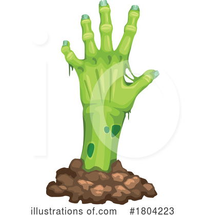 Royalty-Free (RF) Zombie Clipart Illustration by Vector Tradition SM - Stock Sample #1804223
