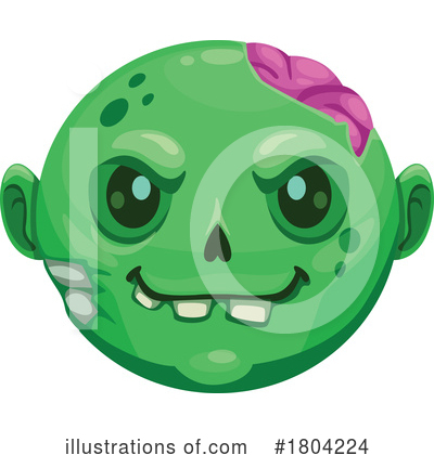 Royalty-Free (RF) Zombie Clipart Illustration by Vector Tradition SM - Stock Sample #1804224