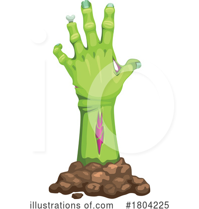 Royalty-Free (RF) Zombie Clipart Illustration by Vector Tradition SM - Stock Sample #1804225