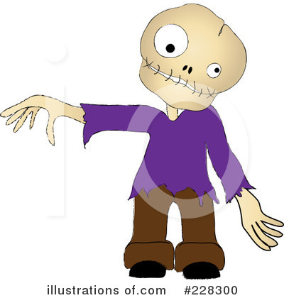 Royalty-Free (RF) Zombie Clipart Illustration by Pams Clipart - Stock Sample #228300