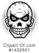 Zombie Skull Clipart #1432601 by Cory Thoman