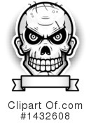 Zombie Skull Clipart #1432608 by Cory Thoman