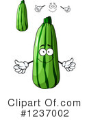 Zucchini Clipart #1237002 by Vector Tradition SM