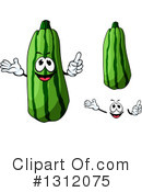 Zucchini Clipart #1312075 by Vector Tradition SM