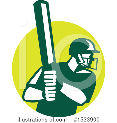 Cricket Batsman Clipart #1533900 by patrimonio