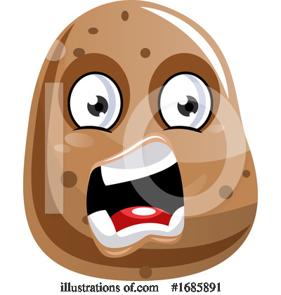 Potato Clipart #1685891 by Morphart Creations