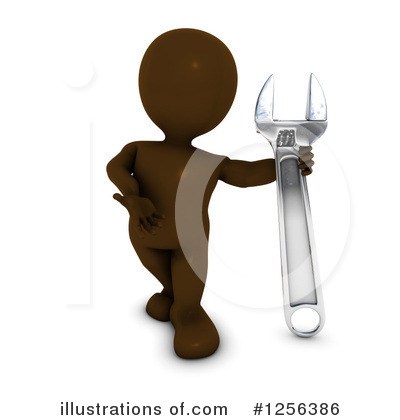 Wrench Clipart #1256386 by KJ Pargeter