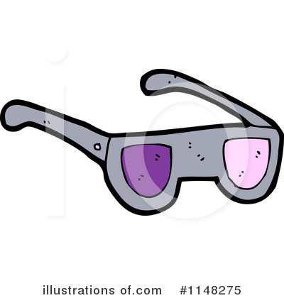 Royalty-Free (RF) 3d Glasses Clipart Illustration by lineartestpilot - Stock Sample #1148275