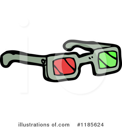 Royalty-Free (RF) 3d Glasses Clipart Illustration by lineartestpilot - Stock Sample #1185624