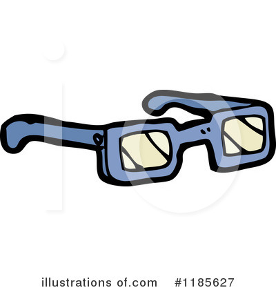 Royalty-Free (RF) 3d Glasses Clipart Illustration by lineartestpilot - Stock Sample #1185627