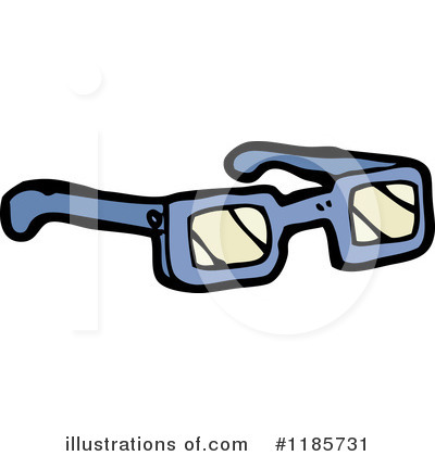 Royalty-Free (RF) 3d Glasses Clipart Illustration by lineartestpilot - Stock Sample #1185731