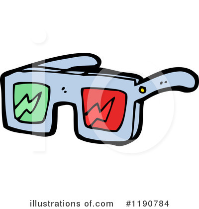 3d Glasses Clipart #1190784 by lineartestpilot