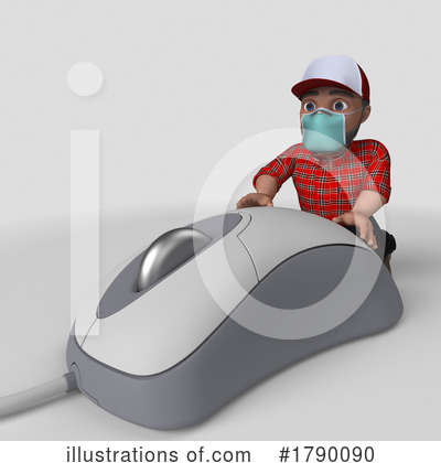 Royalty-Free (RF) 3d People Clipart Illustration by KJ Pargeter - Stock Sample #1790090