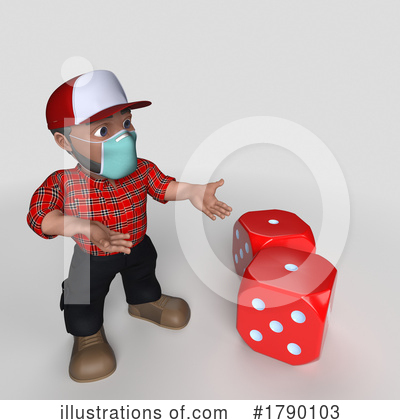 Royalty-Free (RF) 3d People Clipart Illustration by KJ Pargeter - Stock Sample #1790103