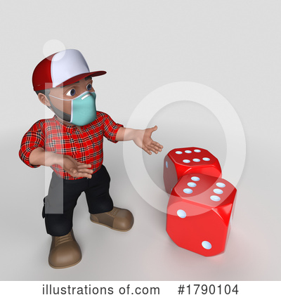 Royalty-Free (RF) 3d People Clipart Illustration by KJ Pargeter - Stock Sample #1790104