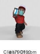 3d People Clipart #1790160 by KJ Pargeter