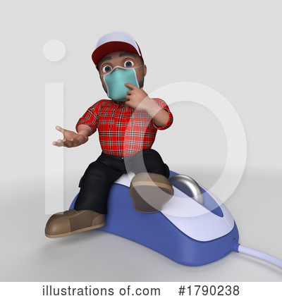 Royalty-Free (RF) 3d People Clipart Illustration by KJ Pargeter - Stock Sample #1790238