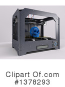 3d Printer Clipart #1378293 by KJ Pargeter