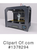 3d Printer Clipart #1378294 by KJ Pargeter