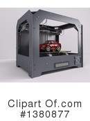 3d Printer Clipart #1380877 by KJ Pargeter