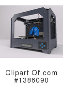 3d Printer Clipart #1386090 by KJ Pargeter