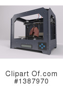 3d Printer Clipart #1387970 by KJ Pargeter