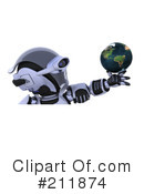 3d Robot Clipart #211874 by KJ Pargeter