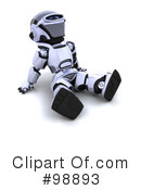 3d Robot Clipart #98893 by KJ Pargeter