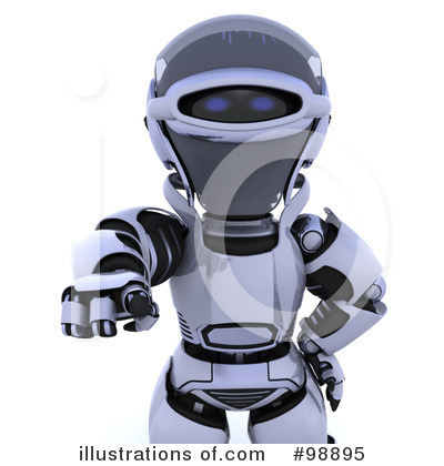 Royalty-Free (RF) 3d Robot Clipart Illustration by KJ Pargeter - Stock Sample #98895