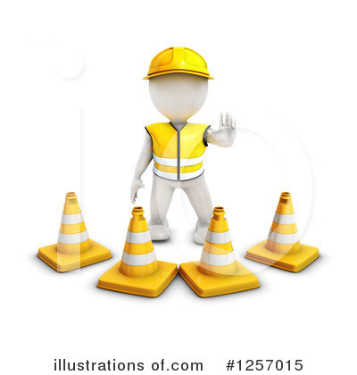 Construction Cone Clipart #1257015 by KJ Pargeter