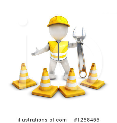 Road Construction Clipart #1258455 by KJ Pargeter