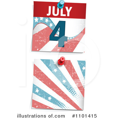 Royalty-Free (RF) 4th Of July Clipart Illustration by Pushkin - Stock Sample #1101415