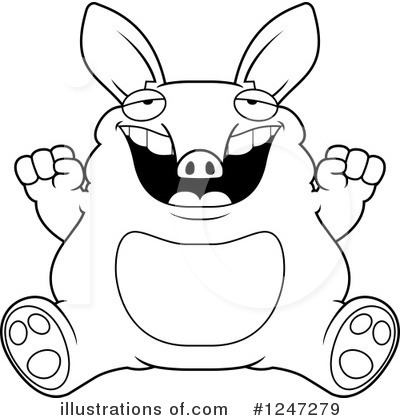 Royalty-Free (RF) Aardvark Clipart Illustration by Cory Thoman - Stock Sample #1247279