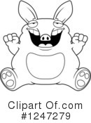 Aardvark Clipart #1247279 by Cory Thoman