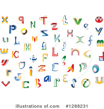 Royalty-Free (RF) Abc Clipart Illustration by Vector Tradition SM - Stock Sample #1288231