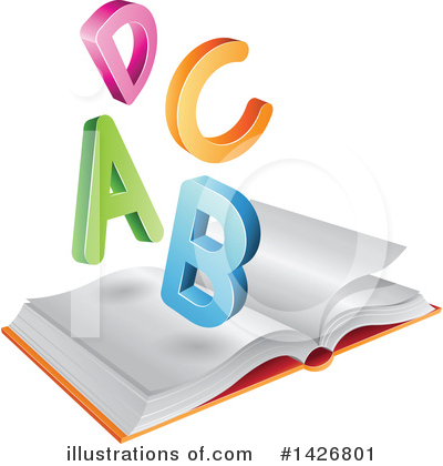 Open Book Clipart #1426801 by cidepix