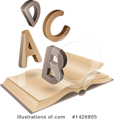 Open Book Clipart #1426805 by cidepix