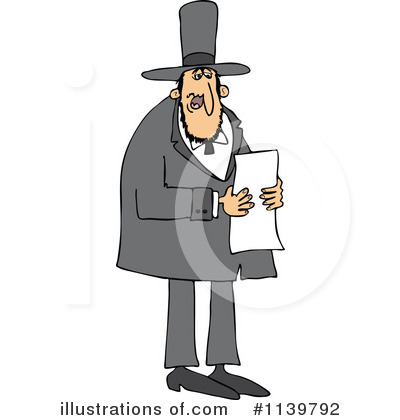 Abe Lincoln Clipart #1139792 by djart