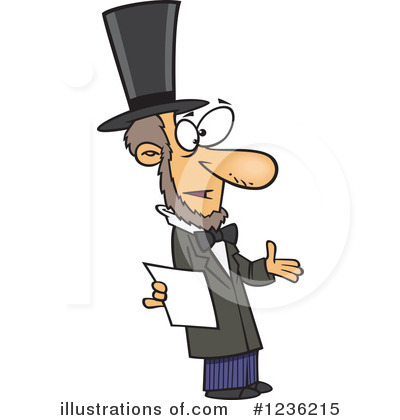 Abe Lincoln Clipart #1236215 by toonaday