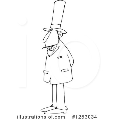 Abe Lincoln Clipart #1253034 by djart