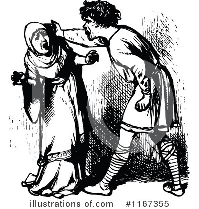 Royalty-Free (RF) Abuse Clipart Illustration by Prawny Vintage - Stock Sample #1167355