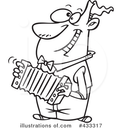 Royalty-Free (RF) Accordion Clipart Illustration by toonaday - Stock Sample #433317