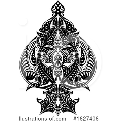 Playing Card Clipart #1627406 by AtStockIllustration
